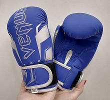 Перчатки боксерские 2 унц Venum Elite EVO синий 05921
