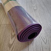 Коврик для йоги 0,6х61х183 см фиолетово-черный TPE Yoga mat 00756-14