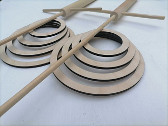 Игра кольцеброс (серсо) со шпагами нашего производства