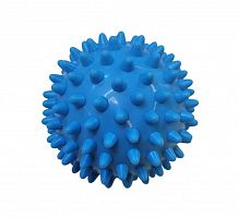 Мяч массажный 06,8 см очень твердый голубой мфр 02457