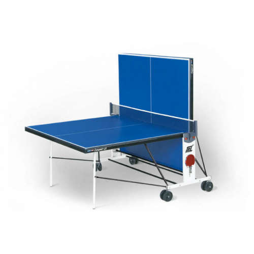 Стол теннисный Start Line Compact LX синий с сеткой 335059 фото 4